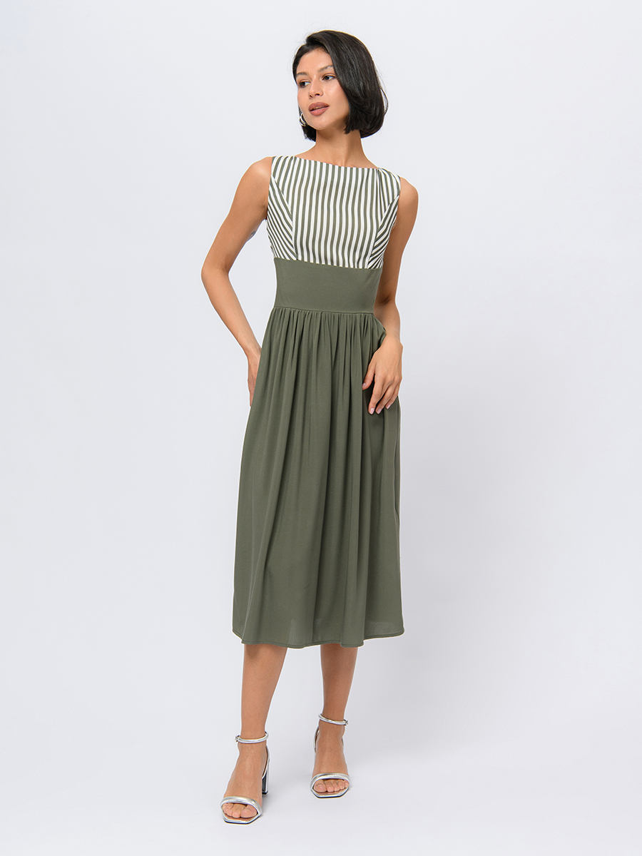 

Платье женское 1001dress 0100919KH хаки 40, 0100919KH