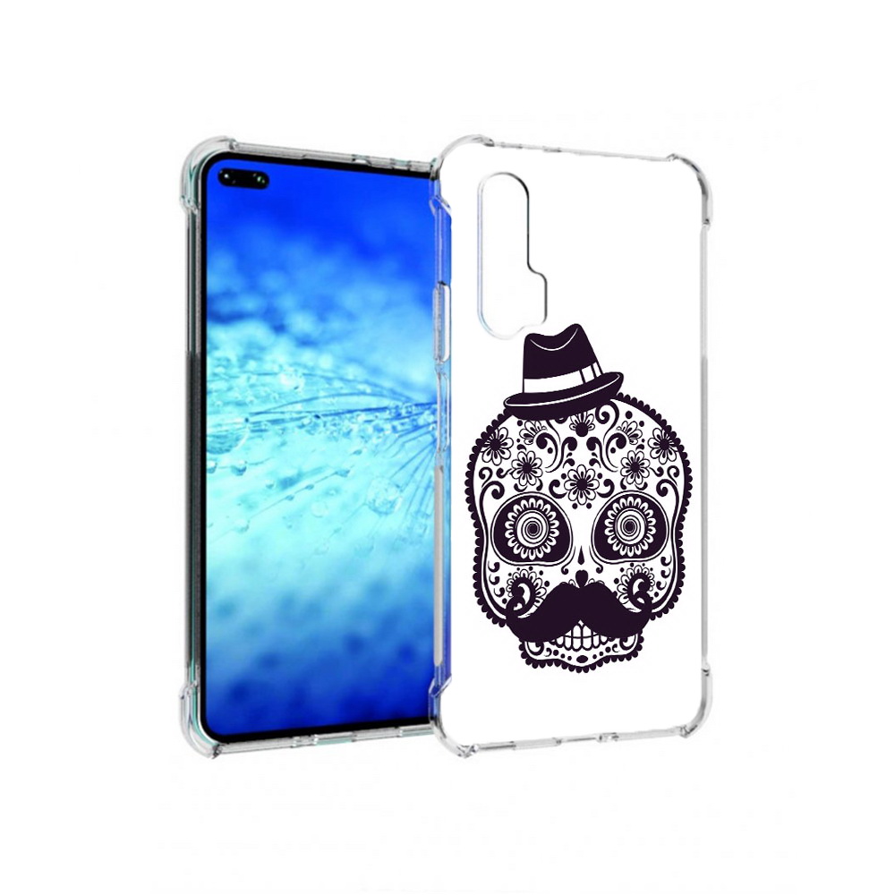 

Чехол MyPads Tocco для Huawei View 30 Pro разрисованный скелет (PT145237.17.575), Прозрачный, Tocco