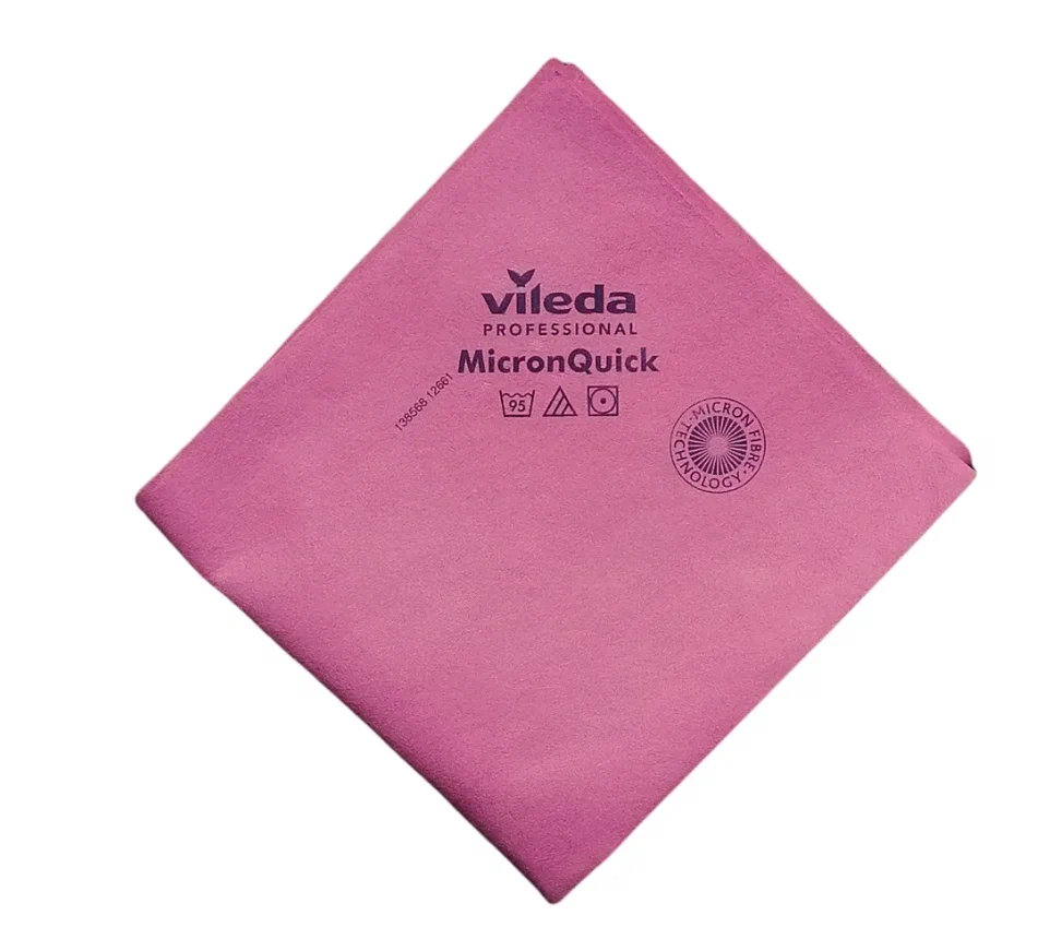 Салфетка Vileda Professional МикронКвик, универсальная, красный, 1 шт