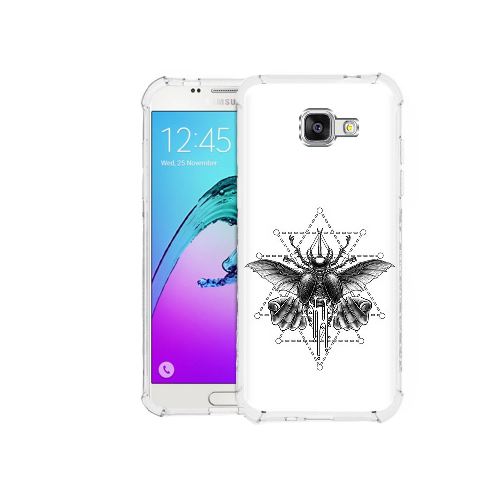 

Чехол MyPads Tocco для Samsung Galaxy A5 (2016) скарабей (PT25252.581.601), Прозрачный, Tocco