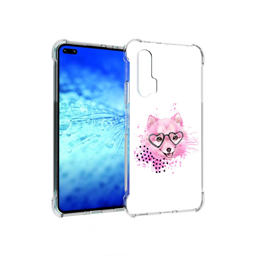 

Чехол MyPads Tocco для Huawei View 30 Pro розовый волченок (PT145237.17.585), Прозрачный, Tocco