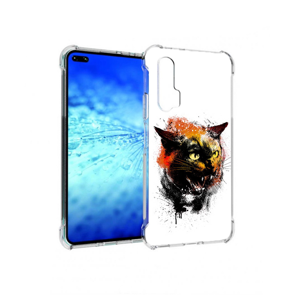 

Чехол MyPads Tocco для Huawei View 30 Pro сиамский кот (PT145237.17.598), Прозрачный, Tocco