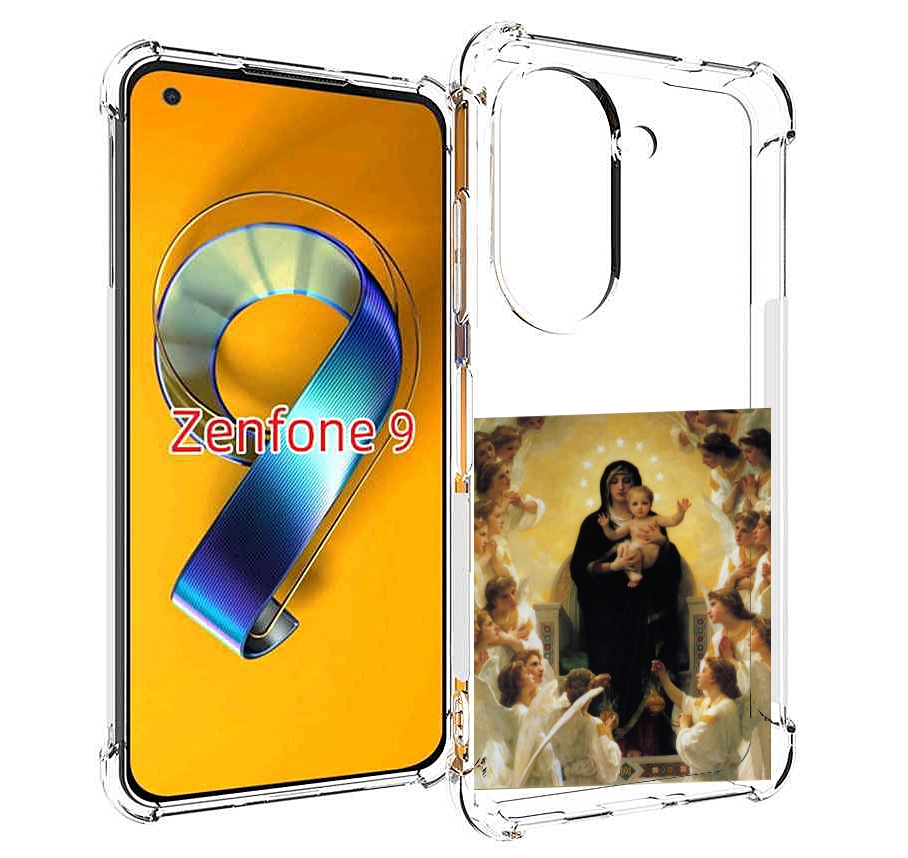 Чехол MyPads дева-мария для Asus Zenfone 9 (AI2202)
