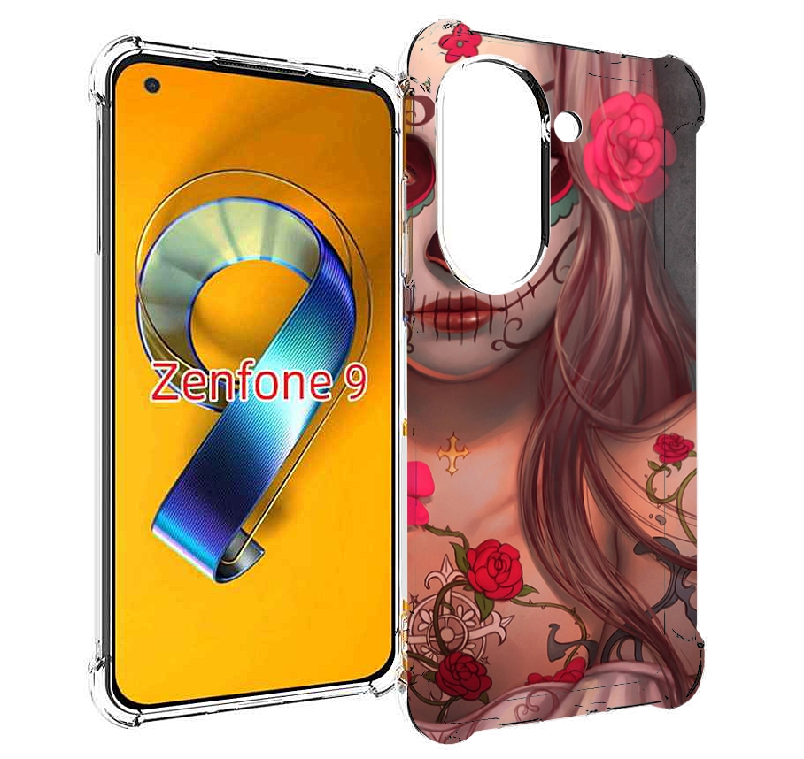 

Чехол MyPads девочка в рисунках для Asus Zenfone 9 (AI2202), Прозрачный, Tocco
