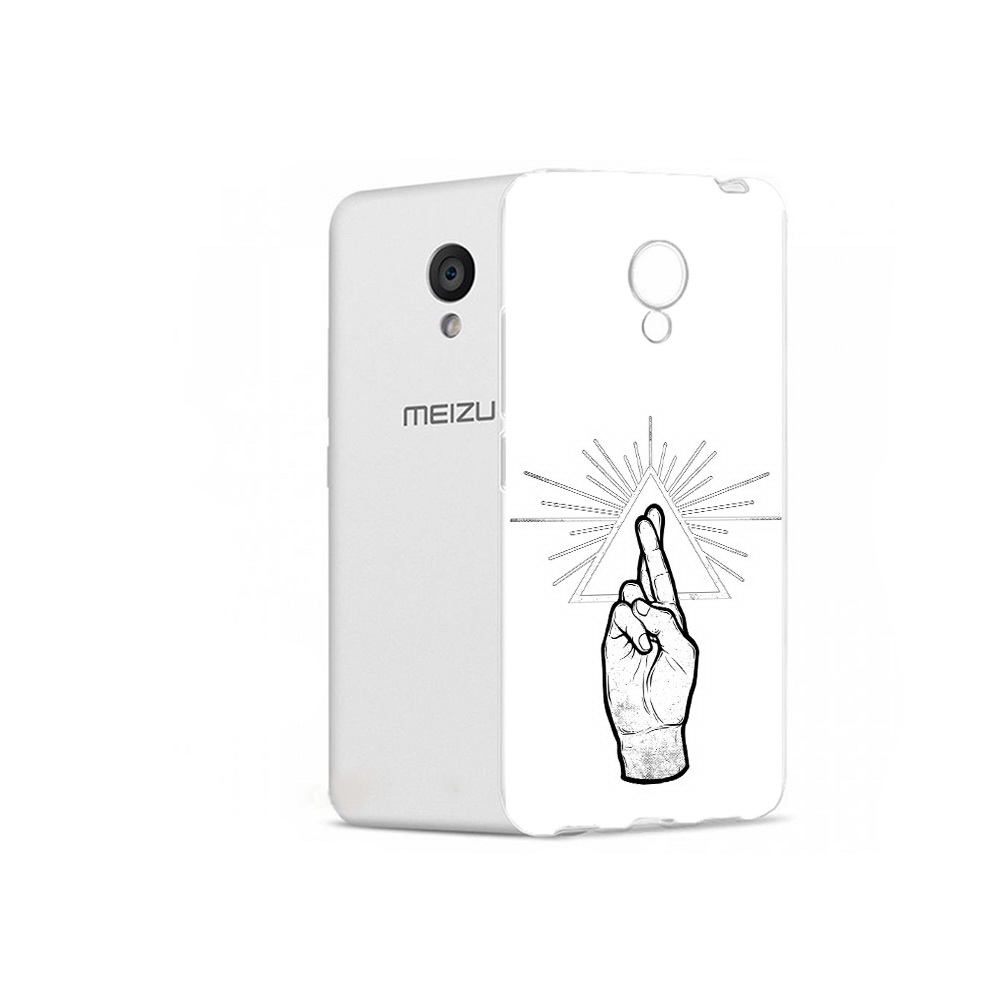 

Чехол MyPads Tocco для Meizu M5 черно белая рука (PT62224.82.681), Прозрачный, Tocco