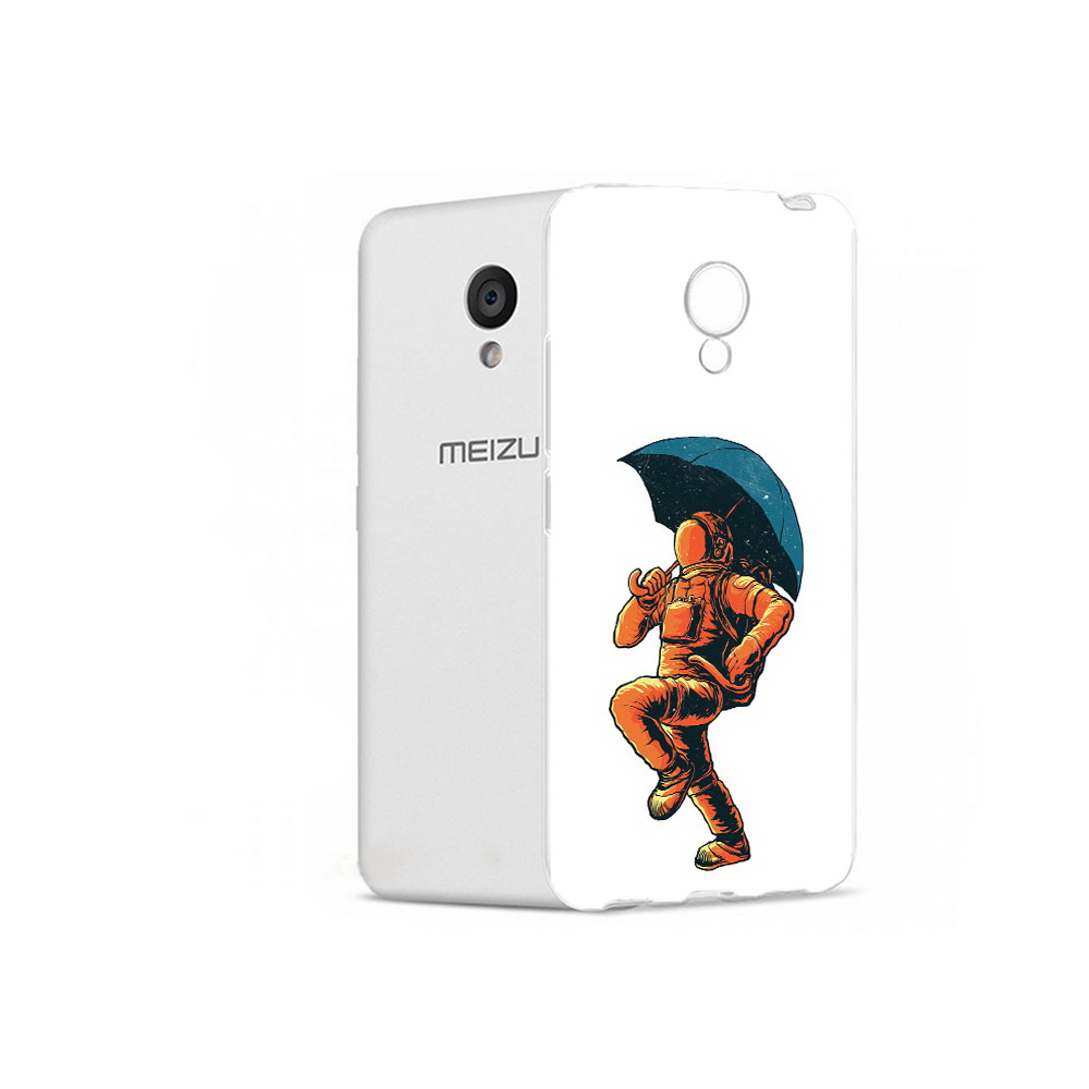 

Чехол MyPads Tocco для Meizu M5 шагающий космонавт с зонтом (PT62224.82.695), Прозрачный, Tocco