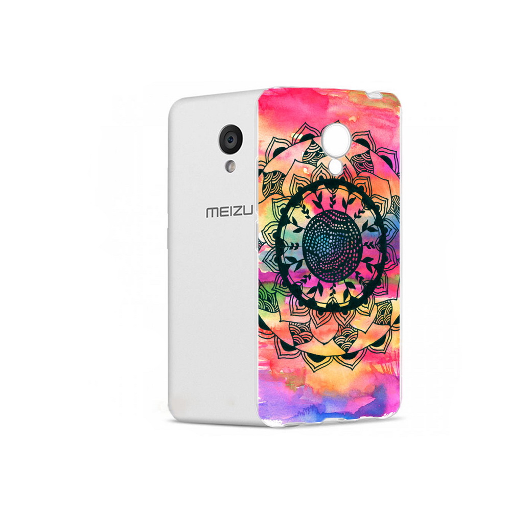 

Чехол MyPads Tocco для Meizu M5 яркая абстракция круглый цветок (PT62224.82.704), Прозрачный, Tocco