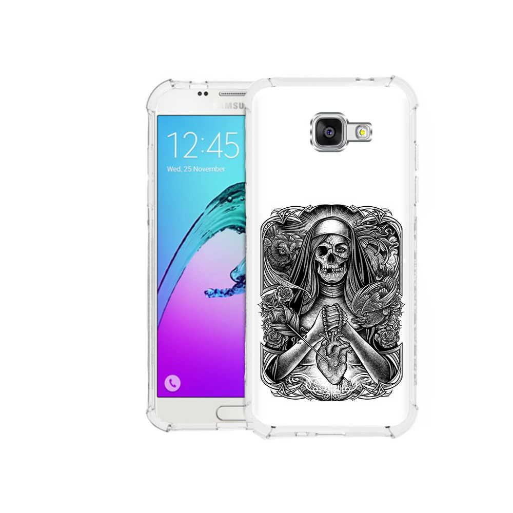 

Чехол MyPads Tocco для Samsung Galaxy A5 (2016) скелет с сердцем (PT25252.581.603), Прозрачный, Tocco