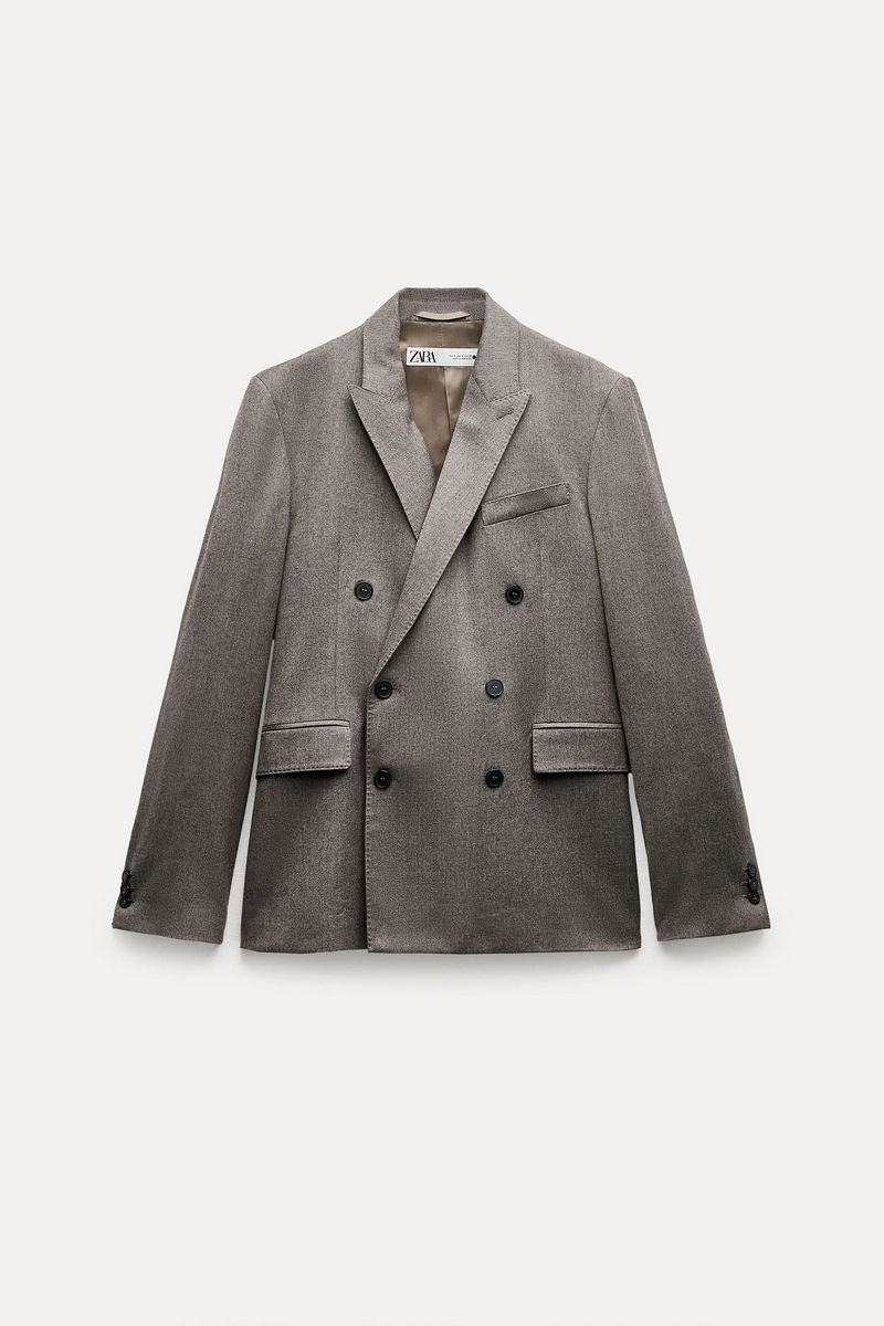 

Пиджак женский ZARA 02208425 бежевый XL, 02208425