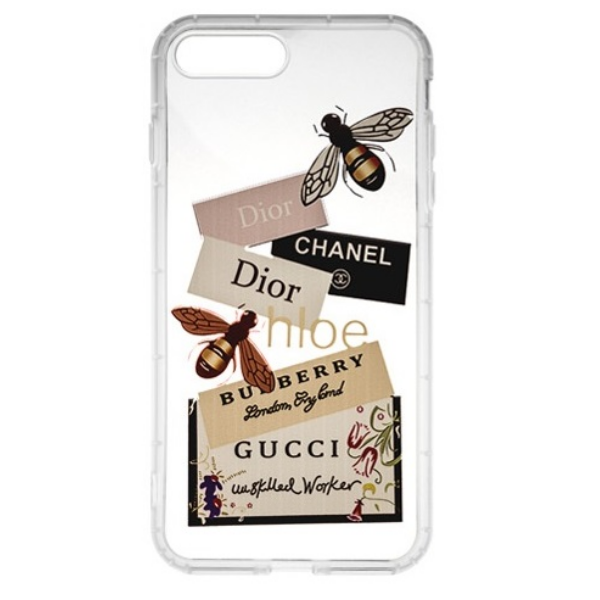 фото Чехол для iphone 7/8 plus tpu tide case - dior прозрачный nobrand