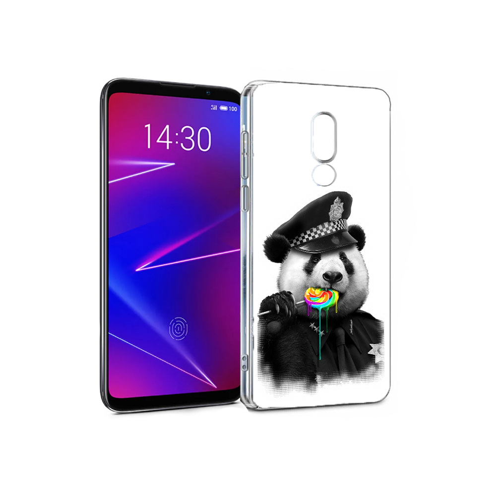 

Чехол MyPads Tocco для Meizu 16 Панда полиция (PT121074.83.130), Прозрачный, Tocco