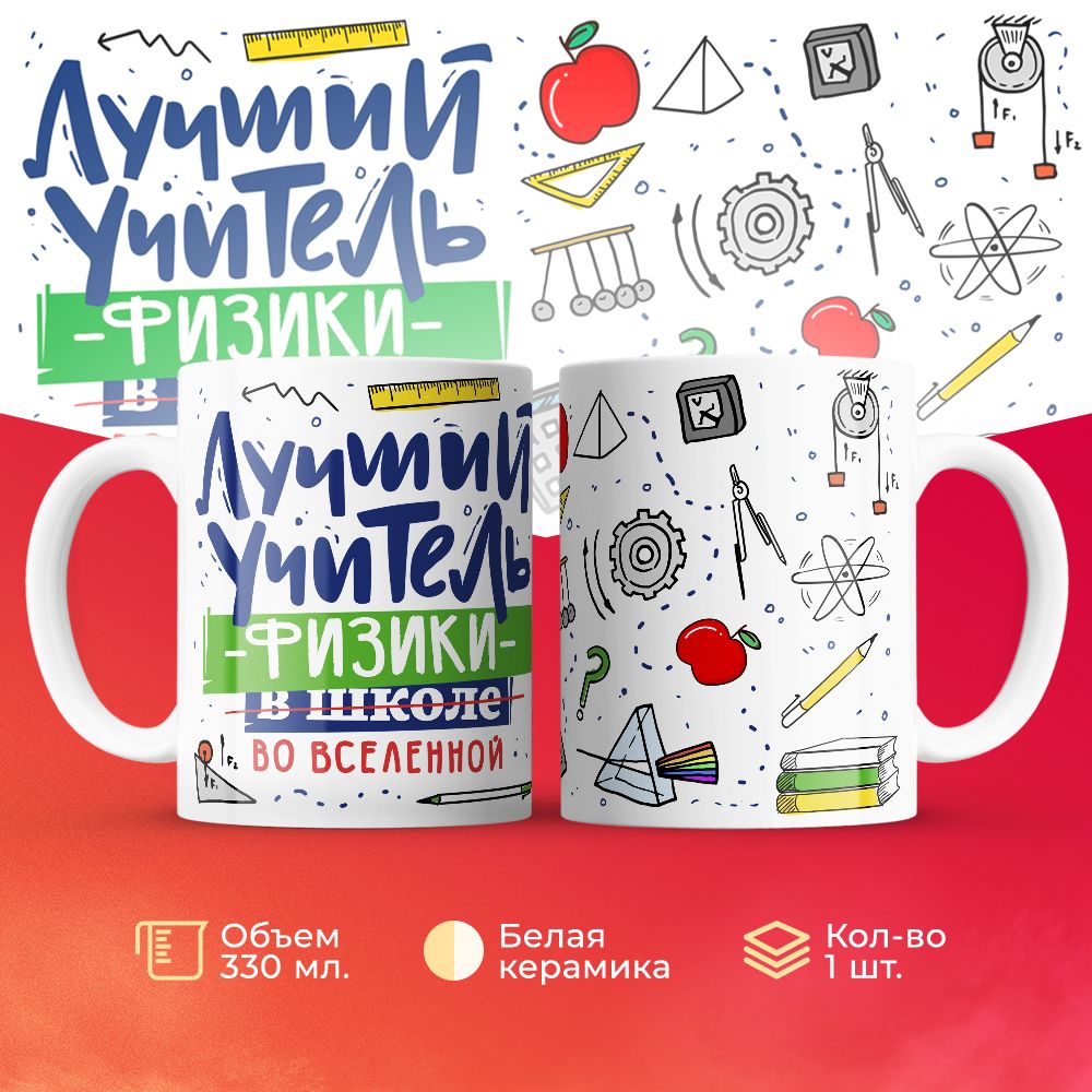 

Кружка 3Dollara Лучший учитель. Физика MUG5117 330 мл