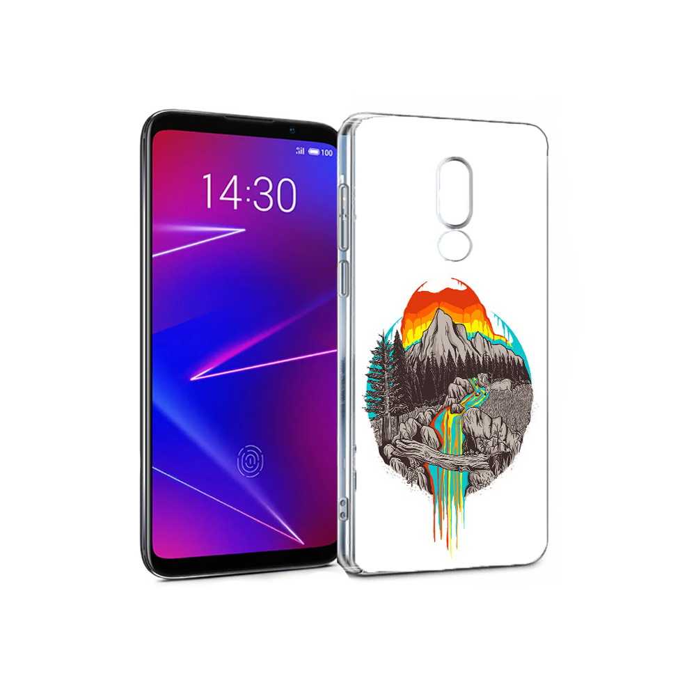 

Чехол MyPads Tocco для Meizu 16 Радужный водопад (PT121074.83.144), Прозрачный, Tocco