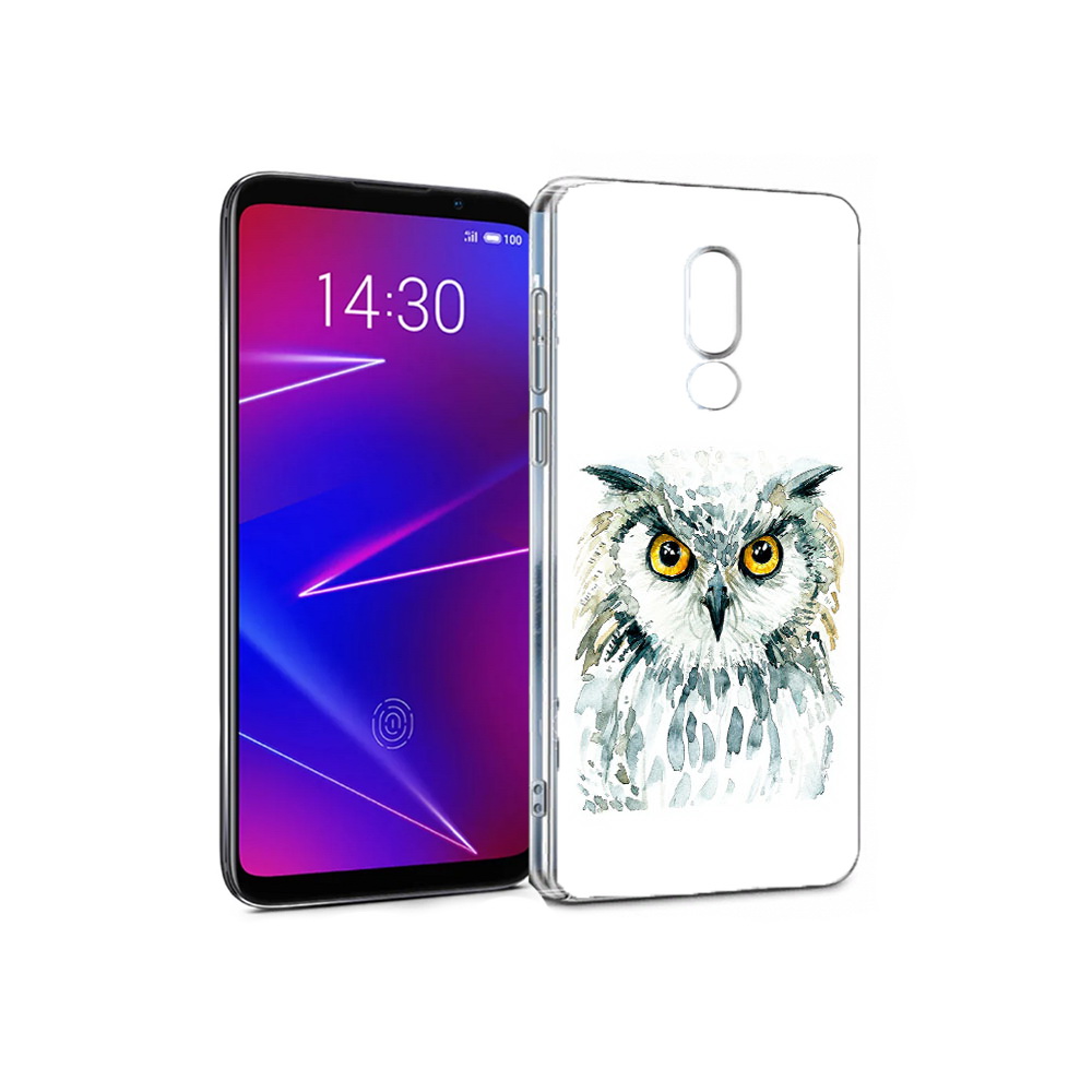 

Чехол MyPads Tocco для Meizu 16 Серьезная сова (PT121074.83.156), Прозрачный, Tocco
