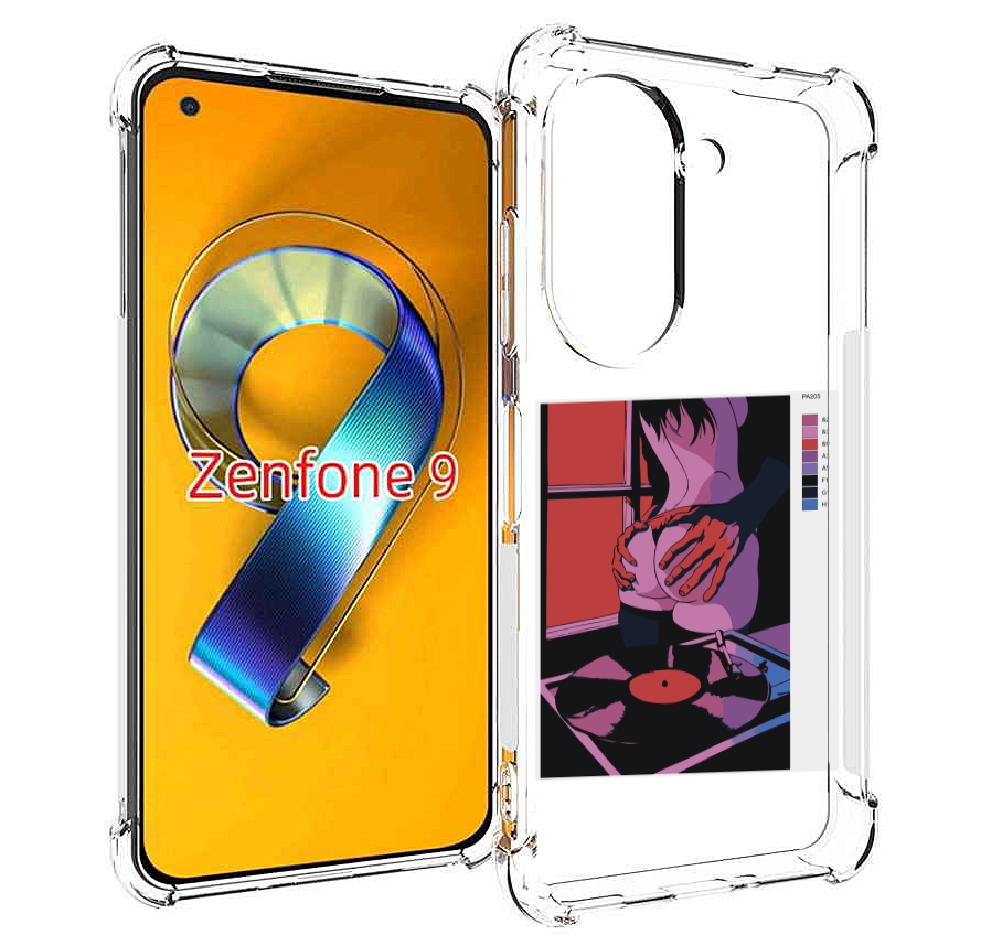 

Чехол MyPads девушка красивая сзади женский для Asus Zenfone 9 (AI2202), Прозрачный, Tocco