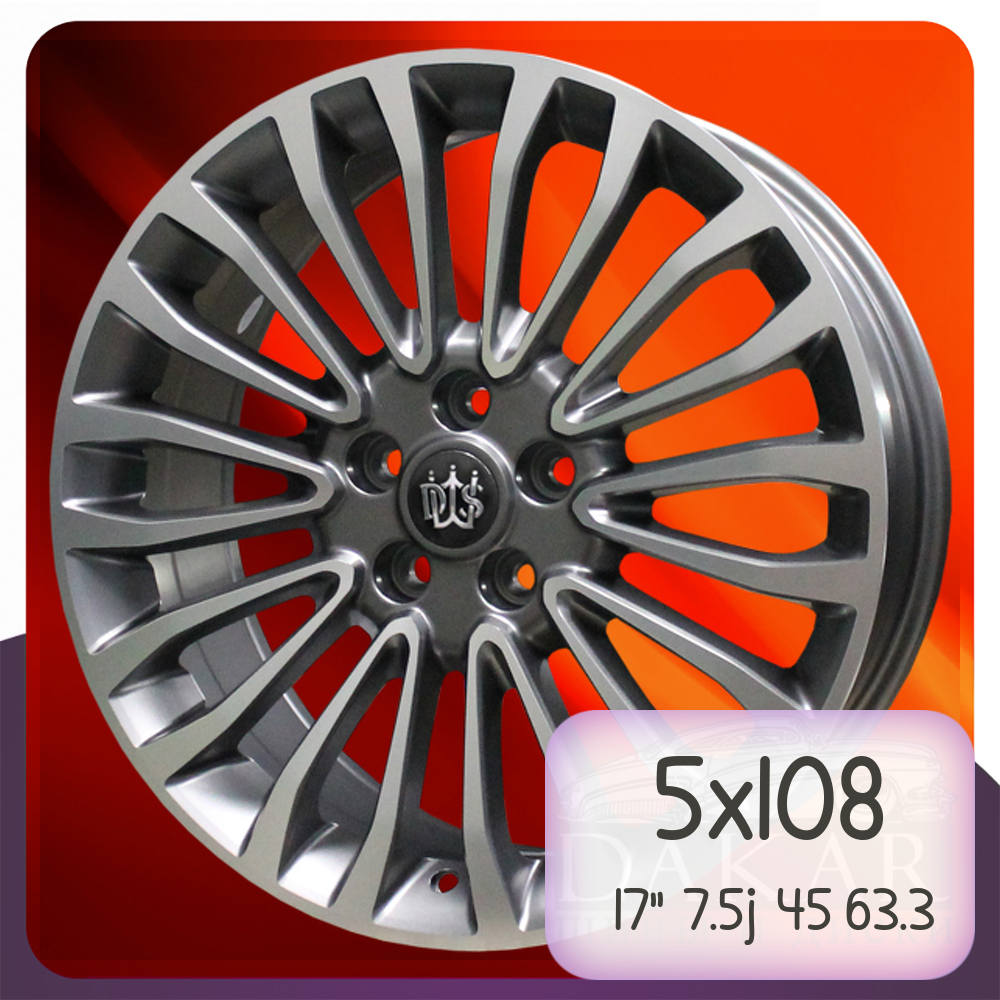 

Колесный диск DWS FD-1340 17"-7.5j 5x108 ET45 DIA63.3 MGFP, DWS FD-1340