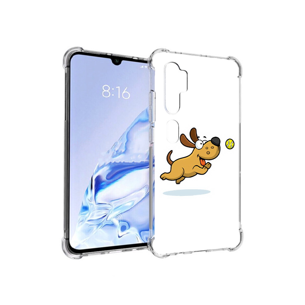 

Чехол MyPads Tocco для Xiaomi Mi Note 10 Pro пёсик (PT140314.290.563), Прозрачный, Tocco