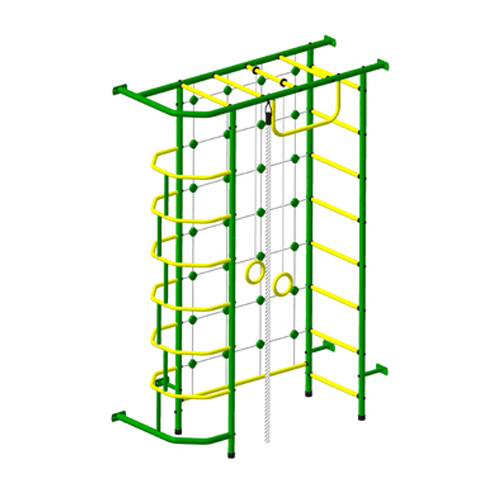 фото Детский спортивный комплекс пионер 9 зелёно/жёлтый pioneer