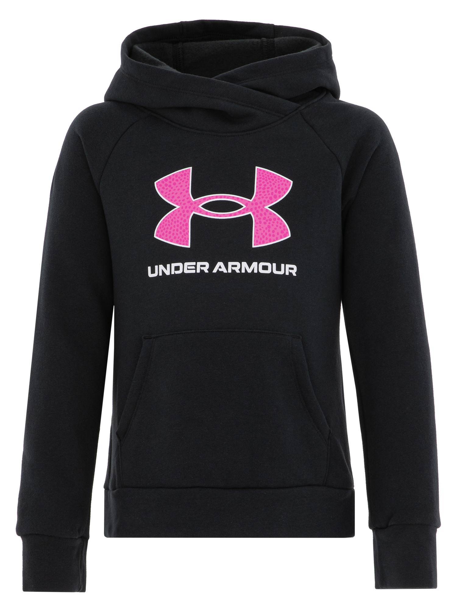 Худи детское Under Armour Rival Fleece Bl, розовый; черный, 134