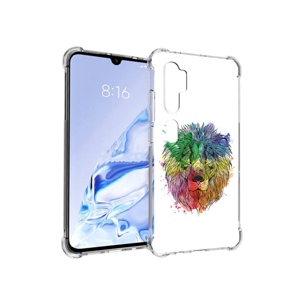 

Чехол MyPads Tocco для Xiaomi Mi Note 10 Pro разноцветный гордый лев (PT140314.290.573), Прозрачный, Tocco