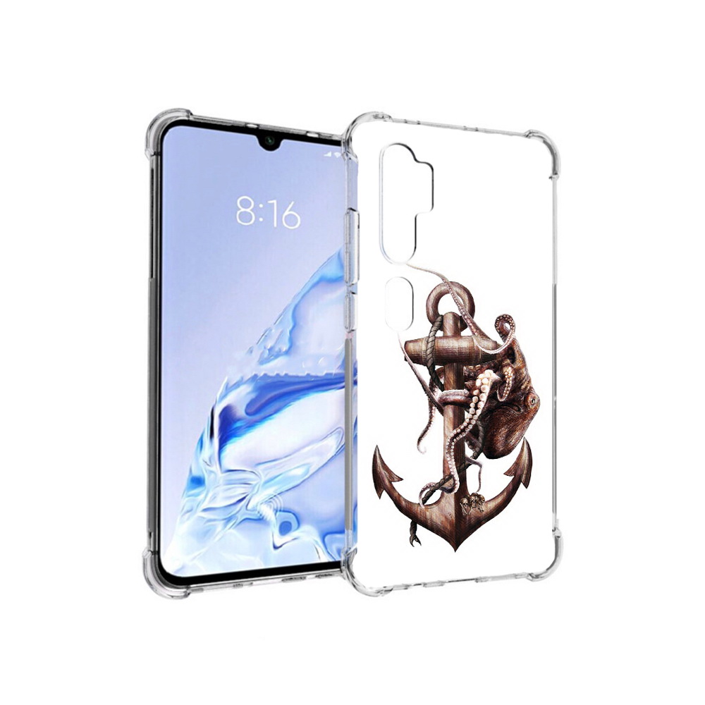 

Чехол MyPads Tocco для Xiaomi Mi Note 10 Pro ржавый якорь (PT140314.290.579), Прозрачный, Tocco