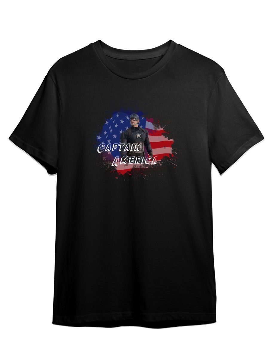 Футболка унисекс СувенирShop Captain America/Капитан Америка 3 черная XS (42-44)