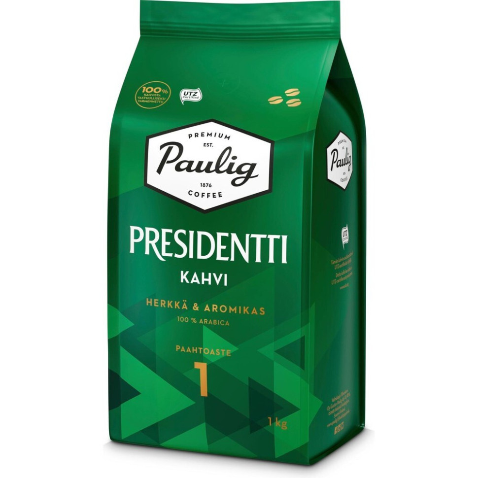 

Кофе в зёрнах Paulig Presidentti 1 кг, PresidenttiFIN