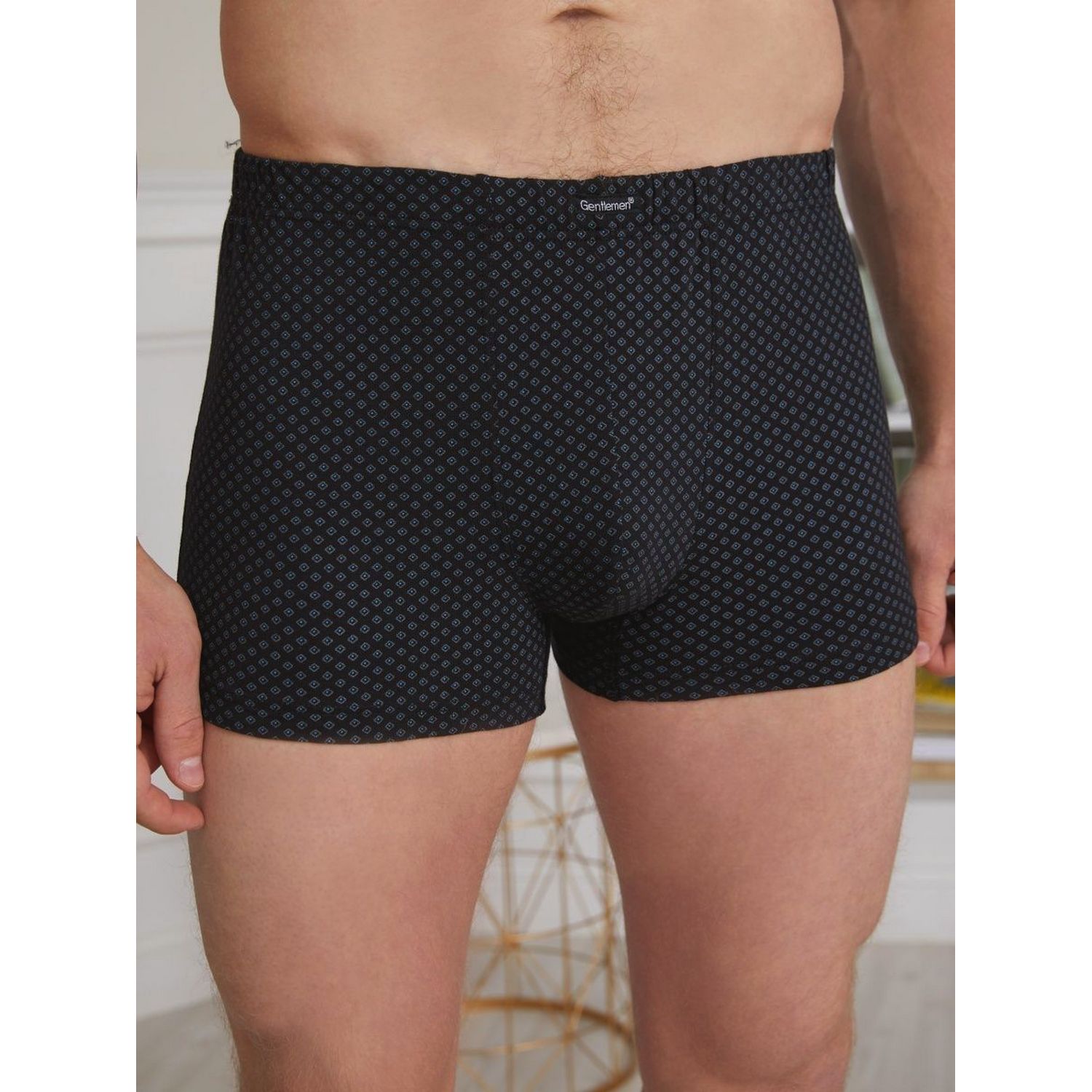 

Трусы мужские Gentlemen GS7300 черные L, Черный, GS7300