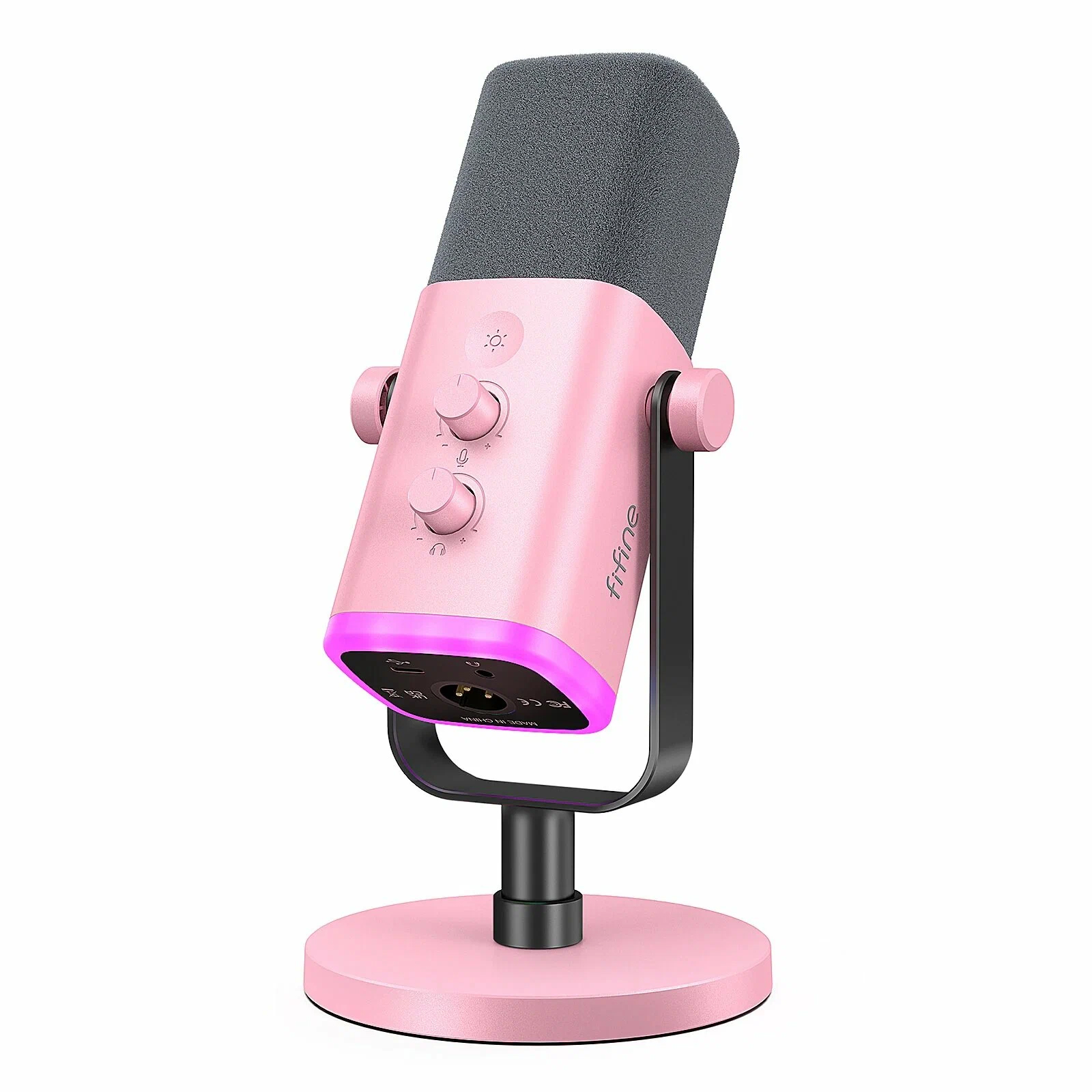 Микрофон Fifine AmpliGame AM8 Pink
