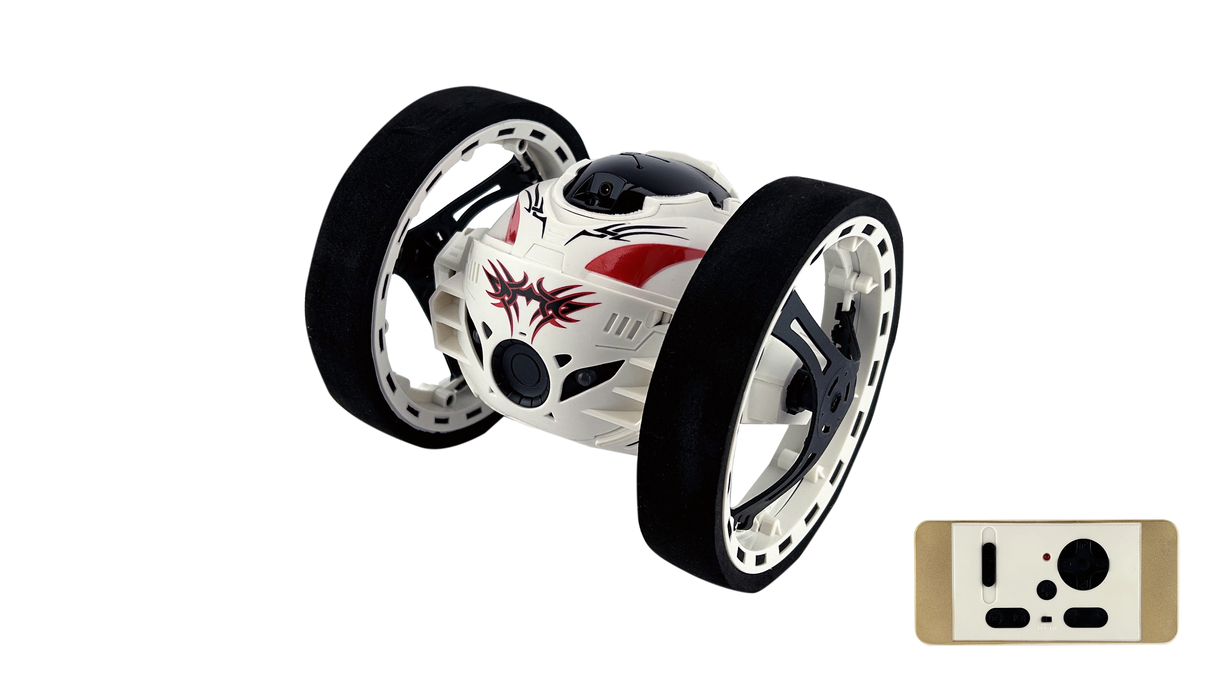 Радиоуправляемый робот-дрон Happy Cow Stunt Bounce Car 24G TL81-WHITE 3212₽