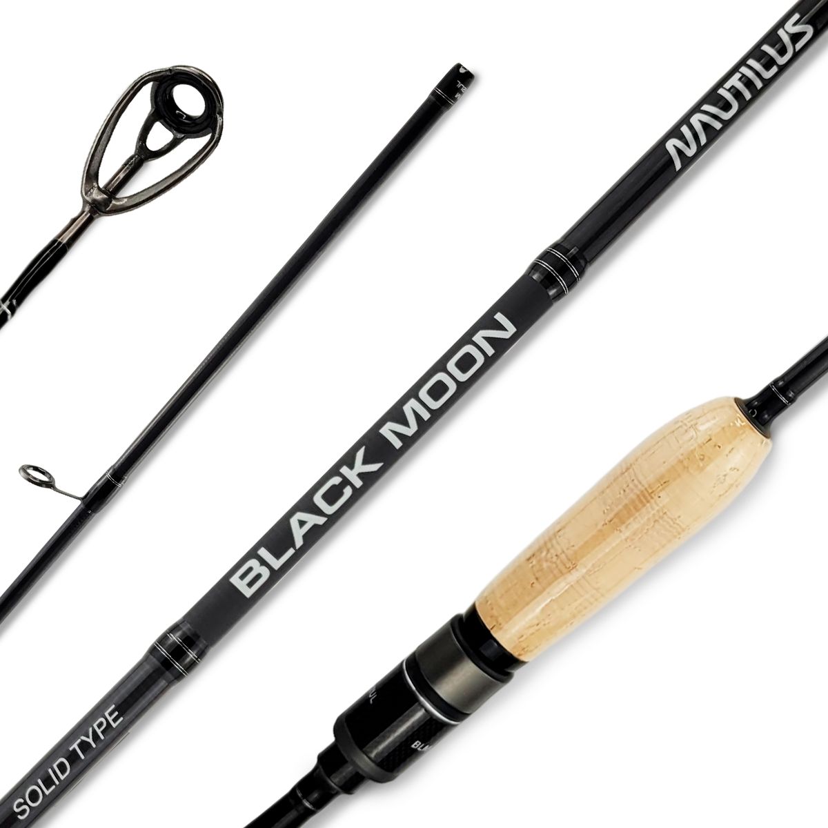 

Спиннинг Nautilus BLACK MOON BLM-S802L 2.44м 0.8-11гр, BLACK MOON
