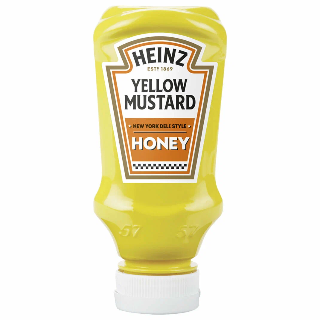

Горчица Heinz Yellow Mustard honey медовая 240 г, hjheinz-de