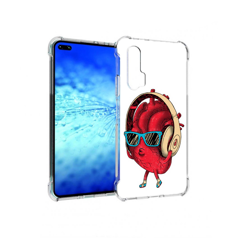 

Чехол MyPads Tocco для Huawei View 30 Pro слушай сердце (PT145237.17.609), Прозрачный, Tocco