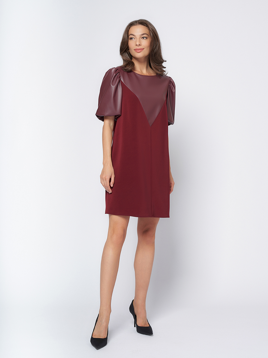

Платье женское 1001dress 0102755BO бордовое 46, Бордовый, 0102755BO