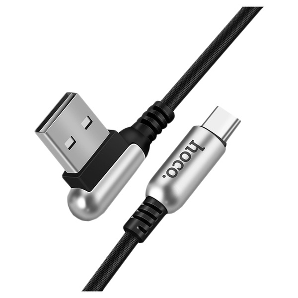 фото Кабель usb type-c - usb hoco 1.2 м черный