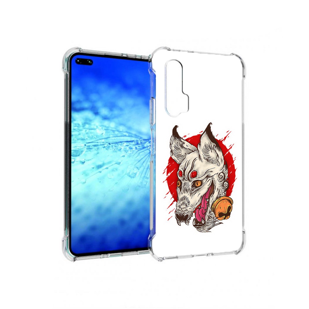 

Чехол MyPads Tocco для Huawei View 30 Pro страшная собака (PT145237.17.627), Прозрачный, Tocco