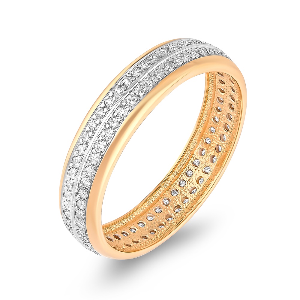 

Кольцо из золота р.  585Gold 601007736, фианит, 601007736