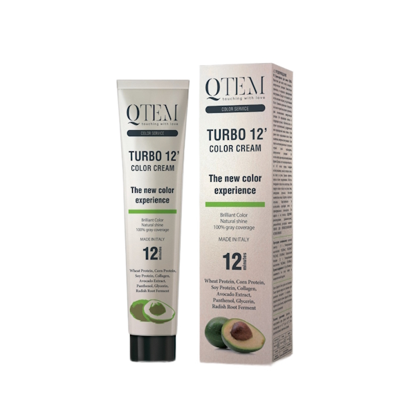 Перманентный краситель QTEM Turbo 12’ color cream 5.15 100 мл