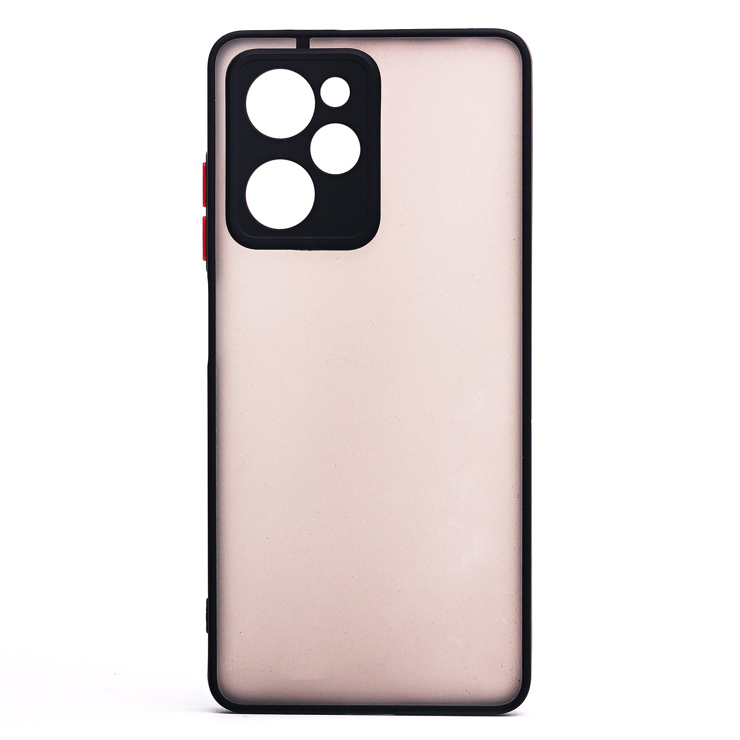 

Чехол для Poco X5 Pro 5G пластиковый с окантовкой <черный>