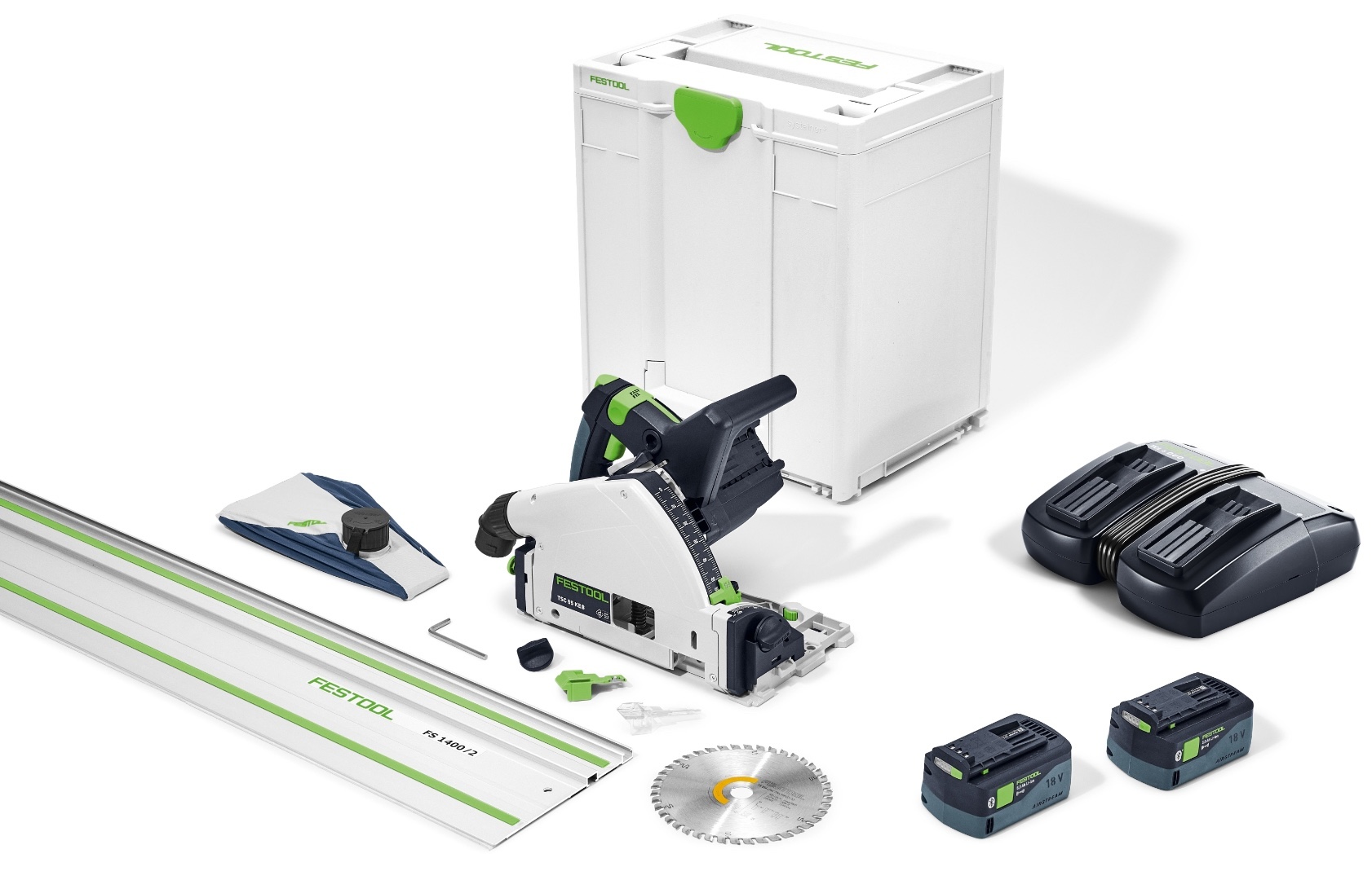 фото Аккумуляторная циркулярная пила festool tsc 55 5,0 kebi-plus/xl-fs 577391