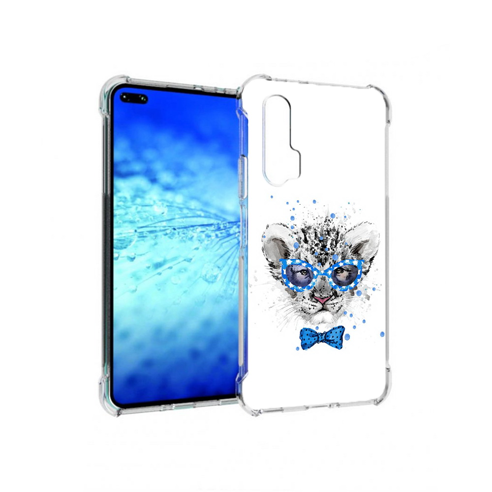 Чехол MyPads тигренок с бабочкой для Huawei Honor V30 Pro/View 30 Pro/Nova 6/Nova 6 5G