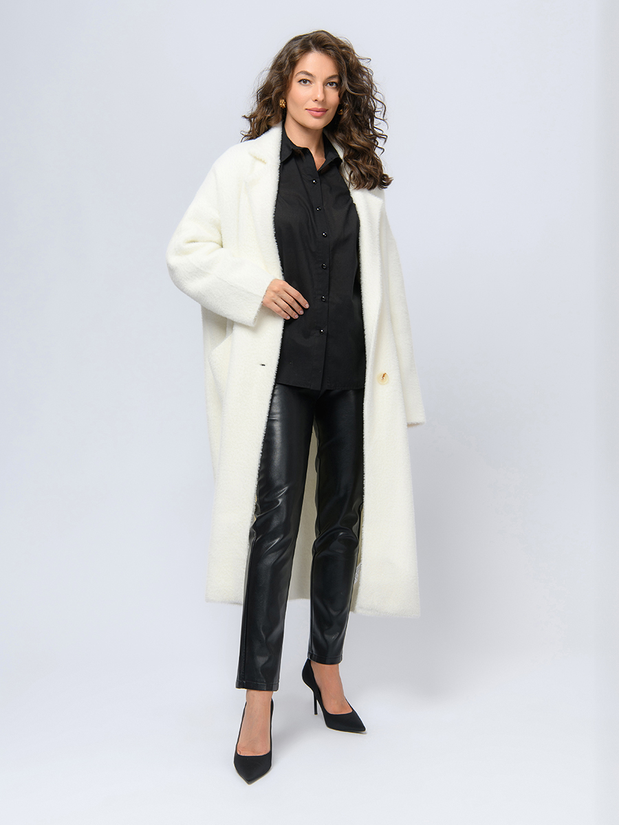 

Пальто женское 1001dress 303237 белое, Белый, 303237