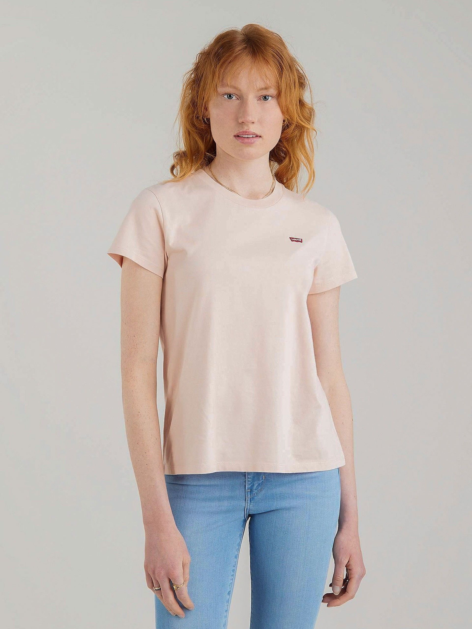 

Футболка женская Levi's Perfect Tee розовая L, Розовый, Perfect Tee