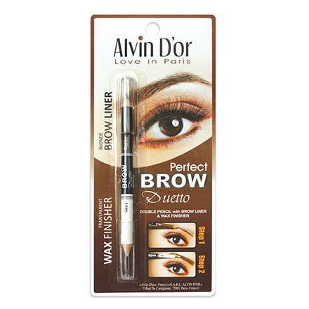 Карандаш Alvin D'or, двойной Perfect Brow, тон 04