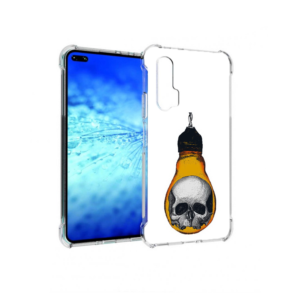Чехол MyPads череп в лампочке для Huawei Honor V30 Pro/View 30 Pro/V30/Nova 6/Nova 6 5G
