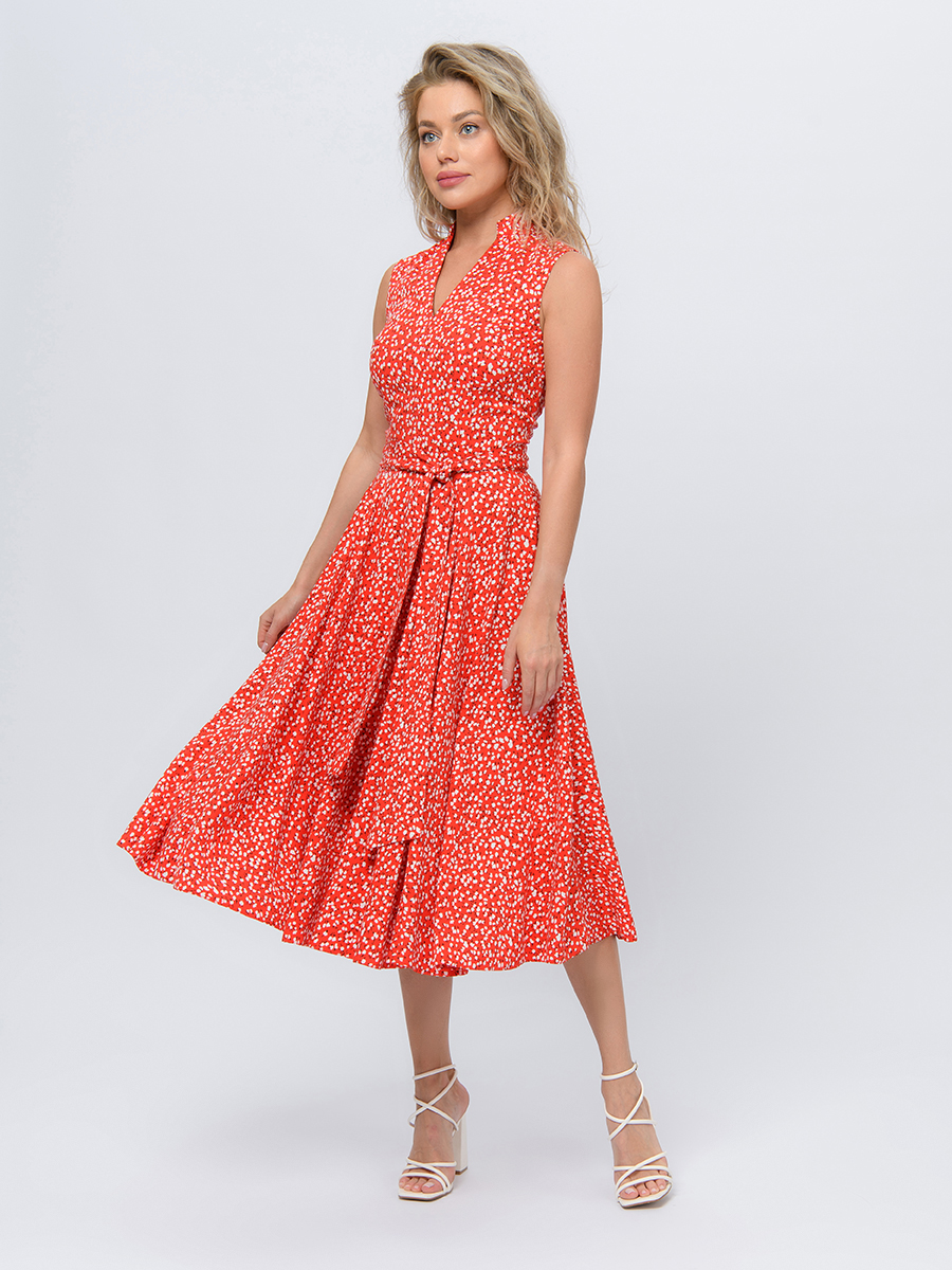 

Платье женское 1001dress 0103191BO красное 50, Красный, 0103191BO