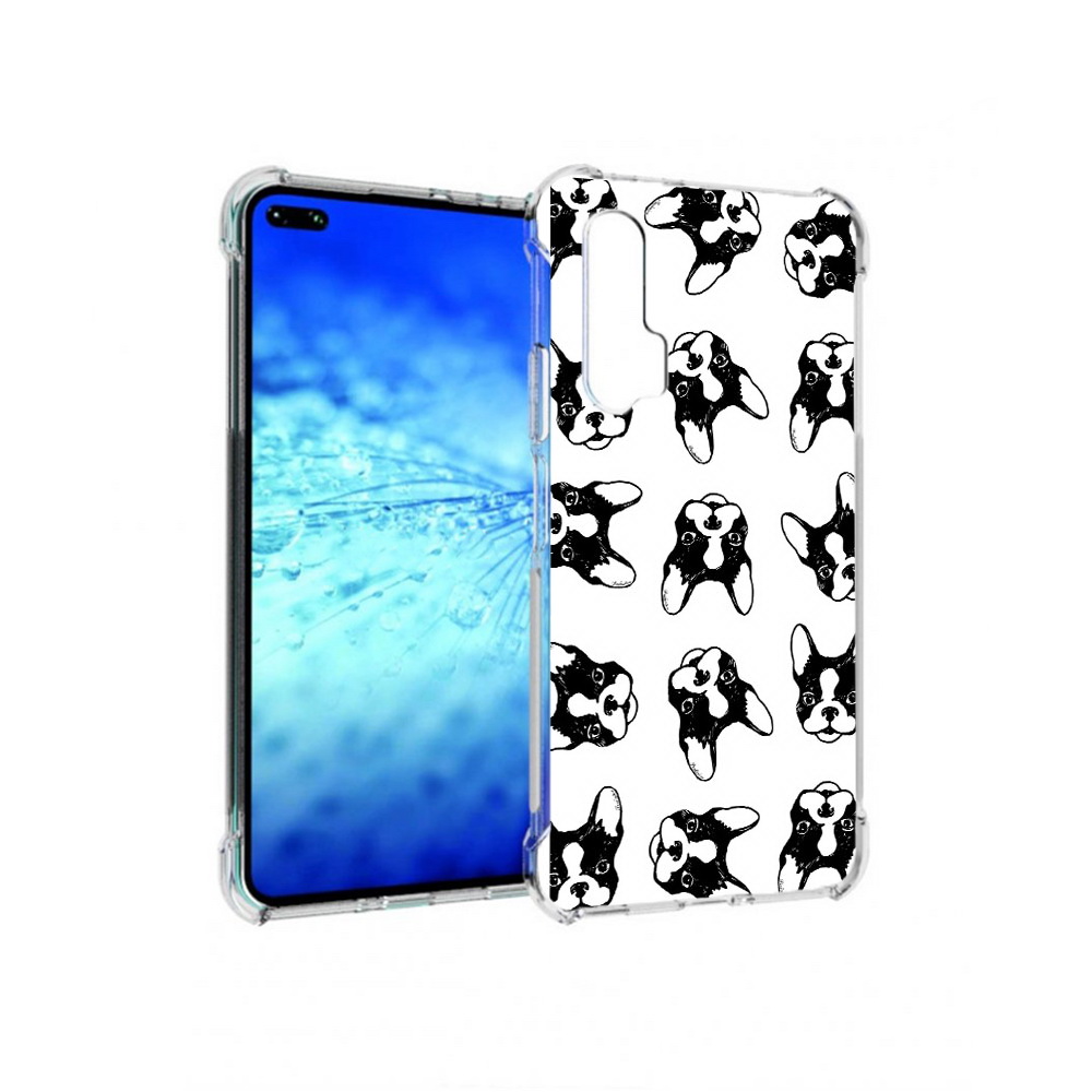 

Чехол MyPads черно белые собачки для Huawei Honor V30 Pro/View 30 Pro/Nova 6/Nova 6 5G, Прозрачный, Tocco