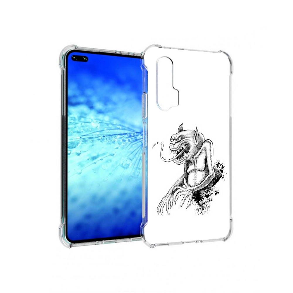 

Чехол MyPads черт для Huawei Honor V30 Pro/View 30 Pro/V30/Nova 6/Nova 6 5G, Прозрачный, Tocco
