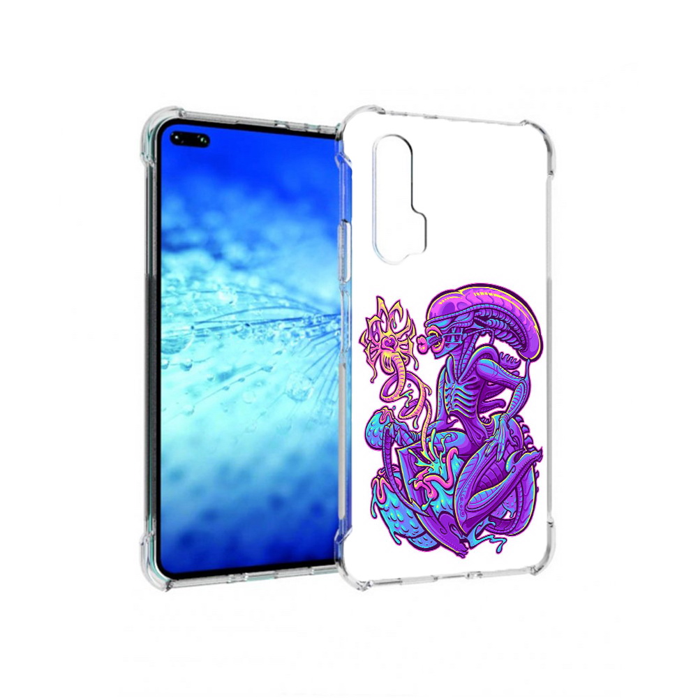 

Чехол MyPads чужой фиолетовый цвет для Huawei Honor V30 Pro/View 30 Pro/V30/Nova 6, Прозрачный, Tocco