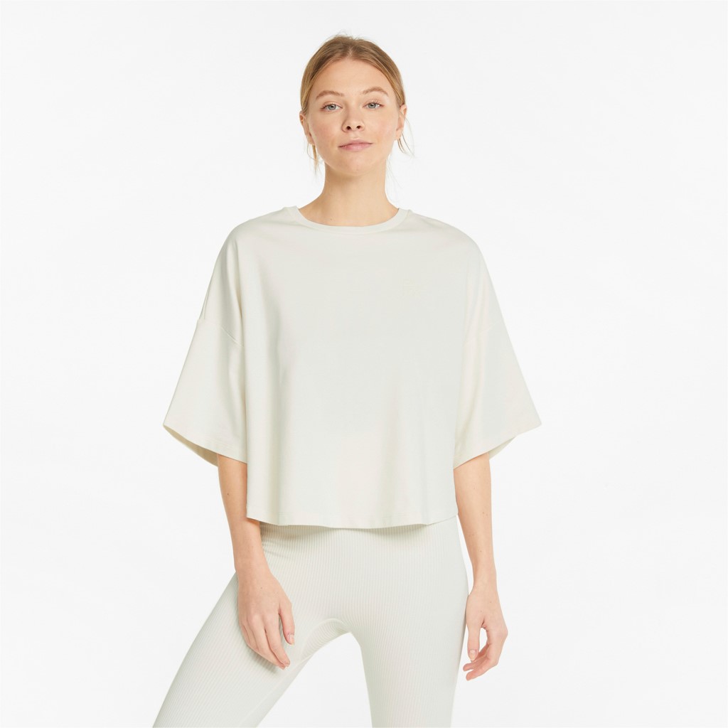 Футболка женская PUMA Infuse Oversized Tee белая XS